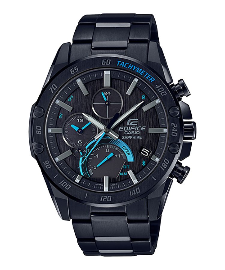 Casio Super Slim High Spec Solar Powered Kronograf EQB1000XDC1A Edifice Erkek Siyah | FKZWGJ379