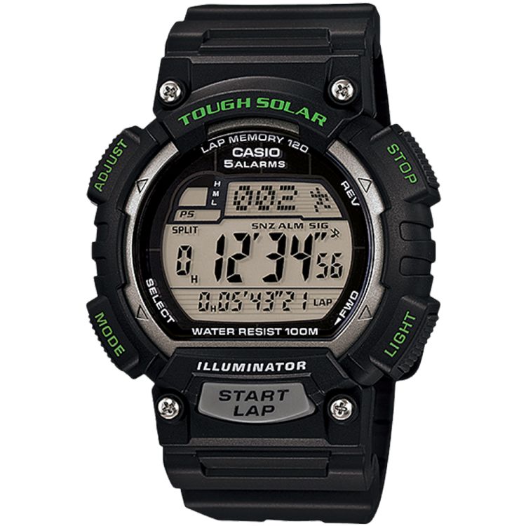 Casio Tough Solar - Dijital STLS100H-1AV Casio Erkek Siyah | KUYEHC219