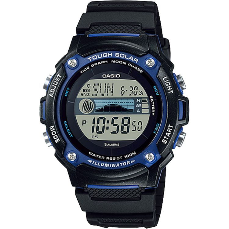 Casio Tough Solar Sportif WS210H-1AV Casio Erkek | TZROEH286