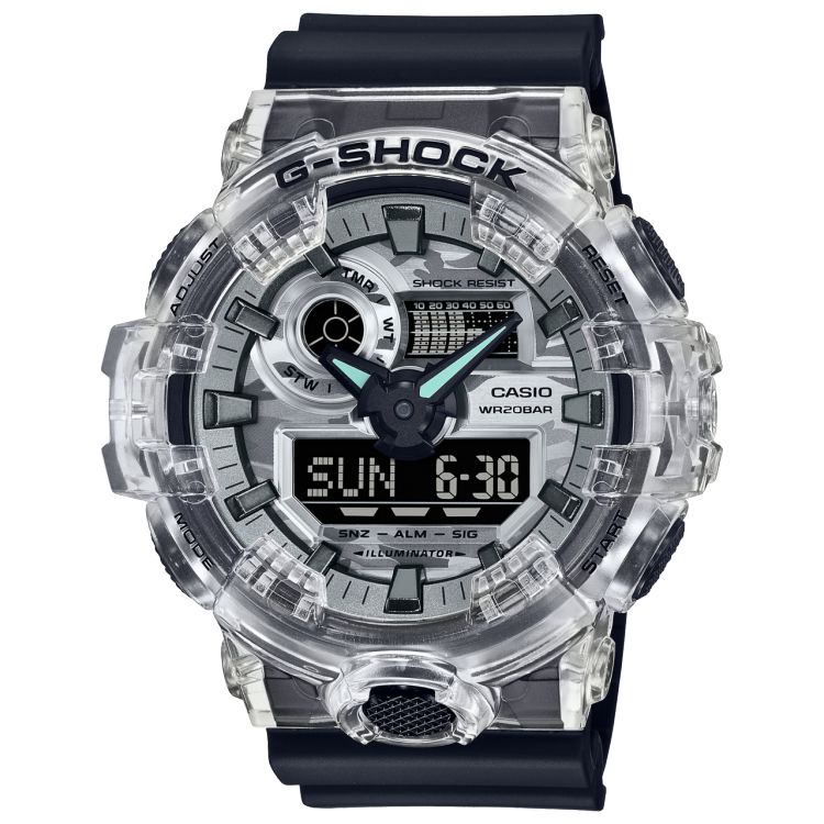 Casio Transparent Analog-Dijital GA700SKC-1A G-shock Erkek | JUVECT931